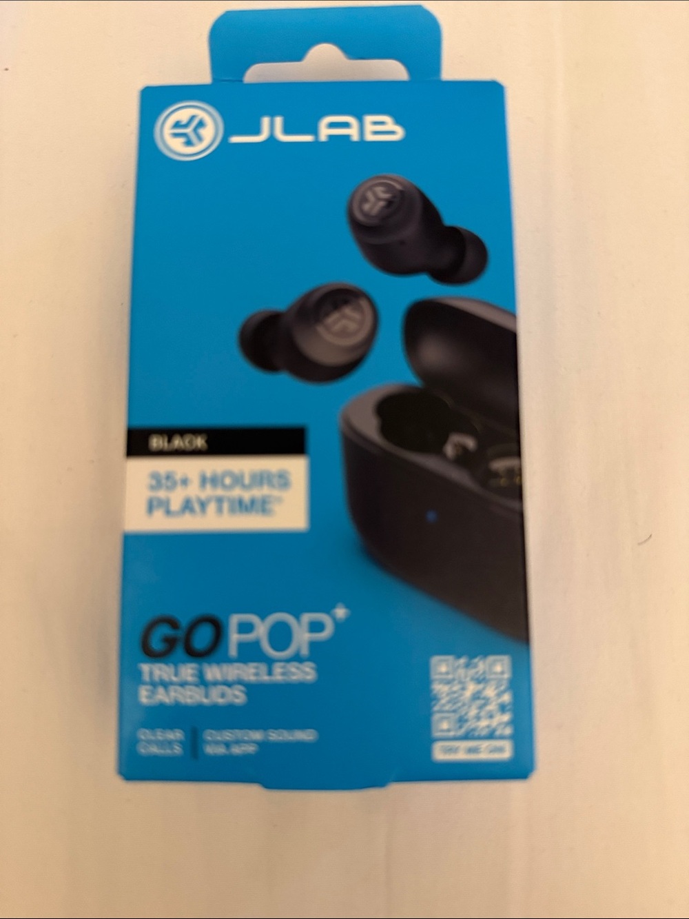 JLab GO POP+ True Wireless Earbuds — Black